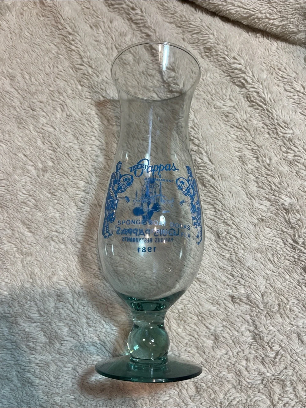 Louis pappas 1981 hurricane glass
